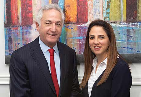 Photo of Attorneys Meir Freund and Ariella Herman.