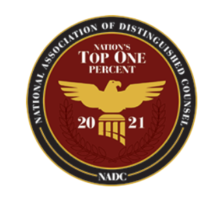 Nation's Top One Percent | 2021 | National Association of Distinguished Counsel | NADC