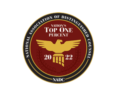Nation's Top One Percent | 2022 | National Association of Distinguished Counsel | NADC